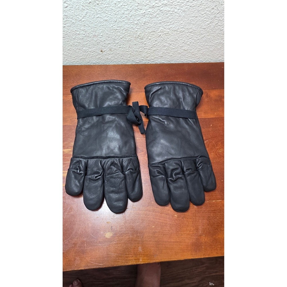 Hawkeye Glove Intermediate Cold Wet Leather‎ Gloves Unisex Size M Black Military